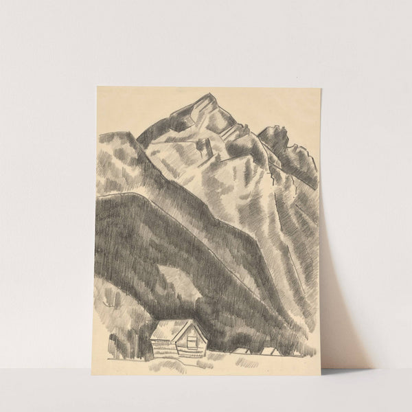 Mountain landscape (Garmisch-Partenkirchen) (1930-1935) by Marsden Hartley