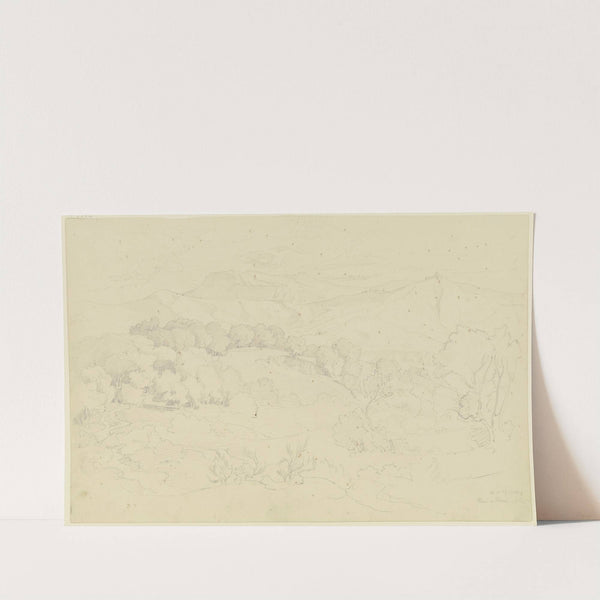 Mountain landscape near Olevano (1831) by August Lucas