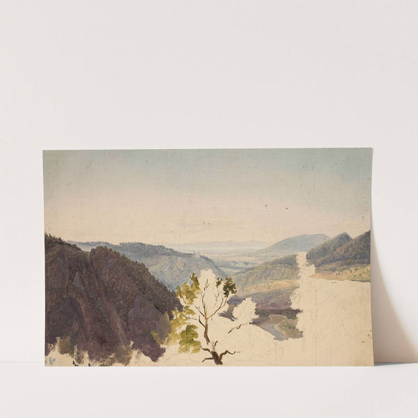 Mountain landscape, sketch by Chrystian Breslauer