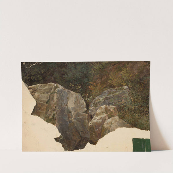 Mountain landscape, sketch by Chrystian Breslauer