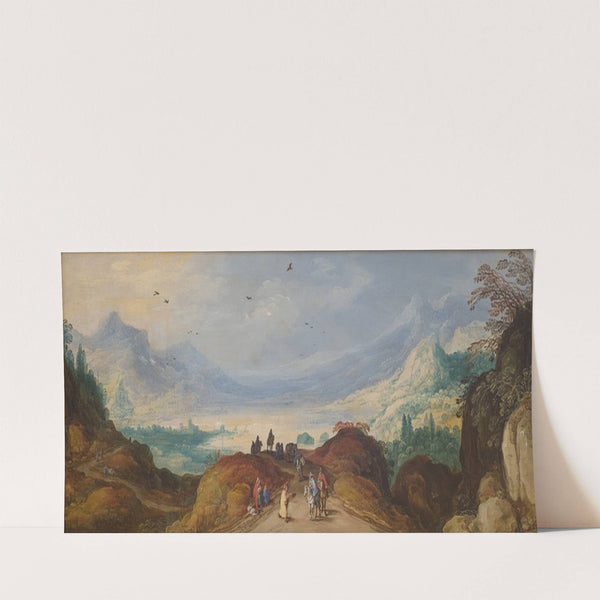 Mountain Landscape with a Lake (1597 – 1625) by Joos de Momper