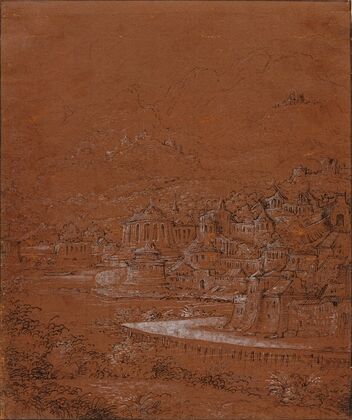 Mountain Landscape with an Imaginary City