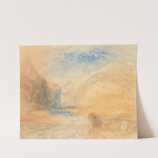 Mountain Landscape with Lake by Joseph Mallord William Turner