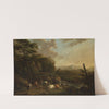 Mountain Landscape with Shepherds by Henricus Josephus Antonissen