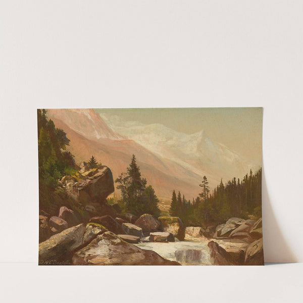 Mountain Landscape with Stream by Dewitt Clinton Boutelle