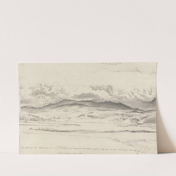 Mountain Panorama in Wales, Cader Idris by Cornelius Varley