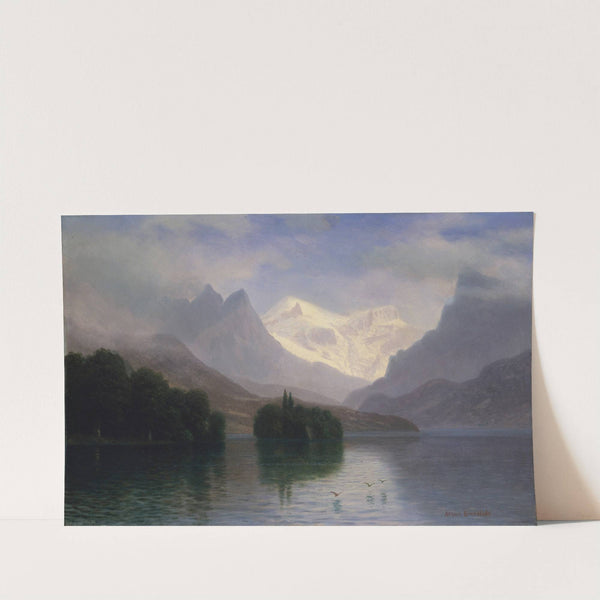 Mountain Scene (1880–90) by Albert Bierstadt