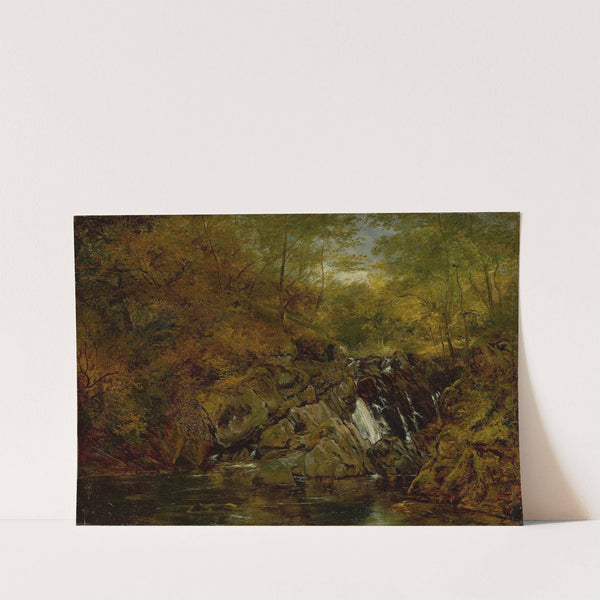 Mountain stream by Christian Friedrich Gille