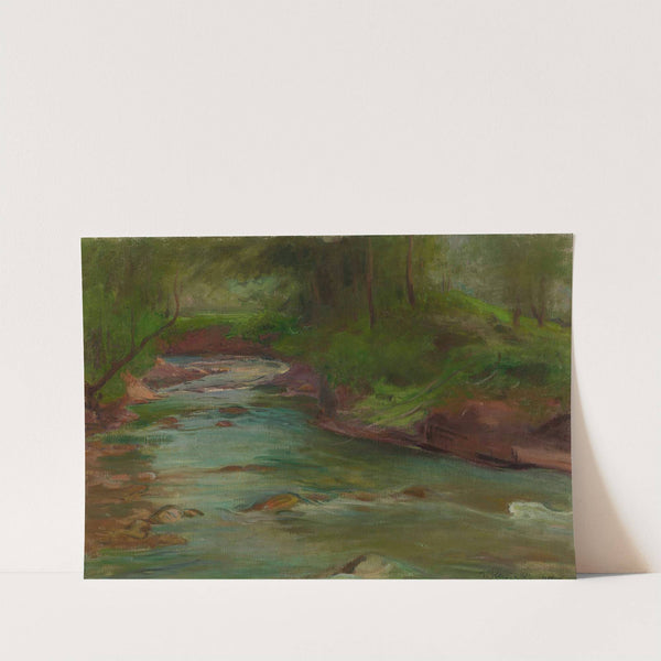 Mountain stream – in the Tatra Mountains below Mt Nosal (1905) by Władysław Ślewiński