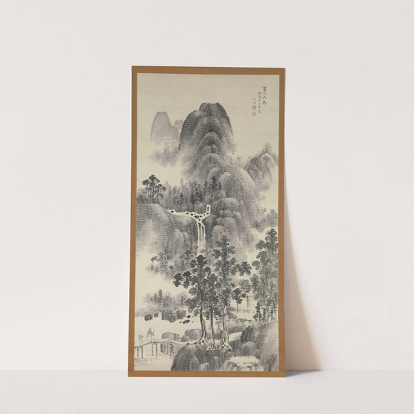 Mountain Stream on a Summer Day (19th century) by Nakabayashi Chikutō