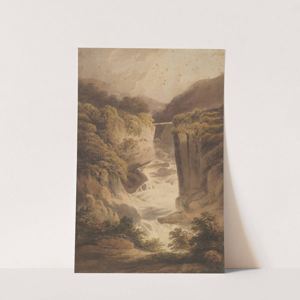 Mountain torrent by Francis Nicholson