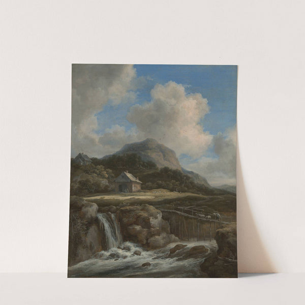 Mountain Torrent (1670s) by Jacob van Ruisdael