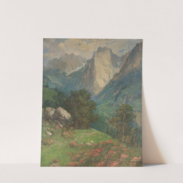 Mountain Wilder Kaiser at Kufstein (Tyrol) by Konstantin Stoitzner