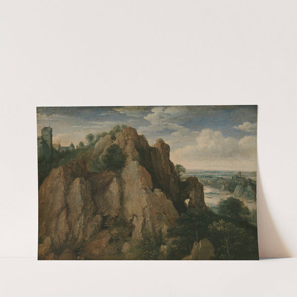 Mountainous landscape (1582) by Lucas van Valckenborch