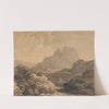 Mountainous Landscape by Alexander Cozens