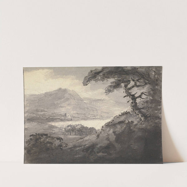 Mountainous Landscape with a Lake by William Gilpin