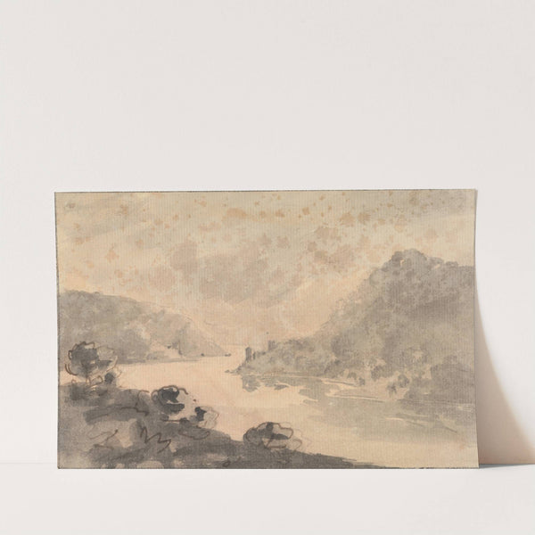 Mountainous Landscape with a River by William Gilpin