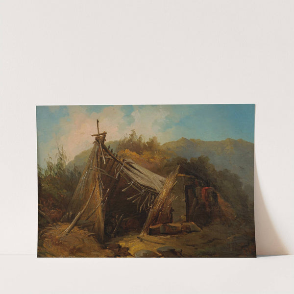 Mountainous Landscape with a Tent (between 1850 and 1854) by Julie Wilhelmine Hagen-Schwarz