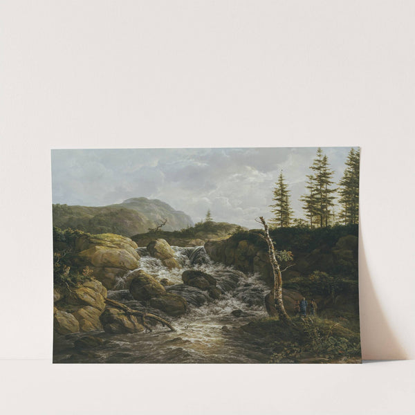 Mountainous Landscape with a Waterfall, Norway (1817) by Johan Christian Dahl