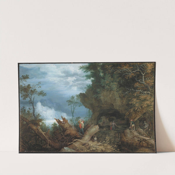 Mountainous Landscape with an Entrance to a Mine by Roelant Savery