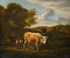 Mountainous Landscape with Cows