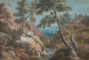 Mountainous Landscape with Hermits