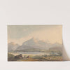 Mountainous Landscape with Lake and Figure in Foreground by Thomas Sully
