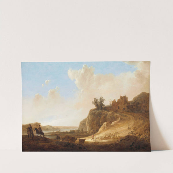 Mountainous Landscape with the Ruins of a Castle (1640 - 1650) by Aelbert Cuyp