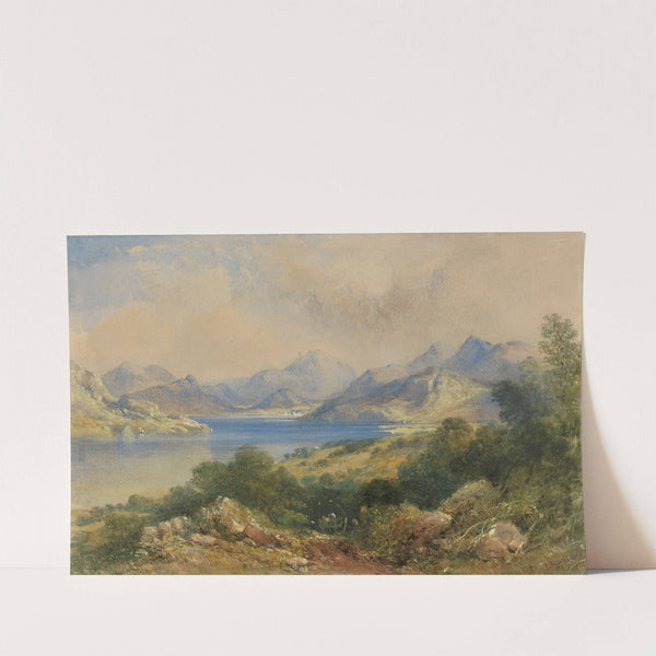 Mountainous Scene with a lake by Thomas Colman Dibdin