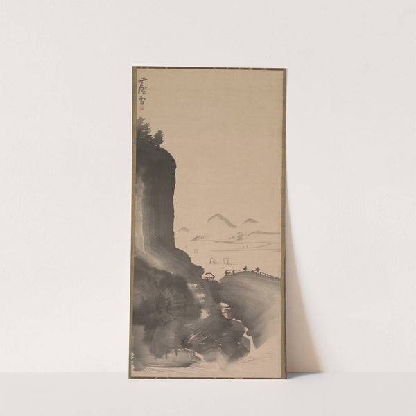 Mountains and Distant Boats (late 1700s) by Nagasawa Rosetsu