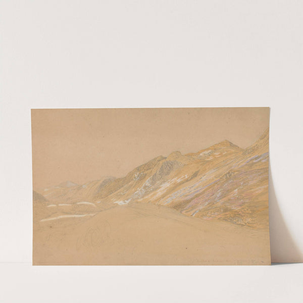 Mountains by the Traveller's Rest near Dolgelly by Samuel Palmer