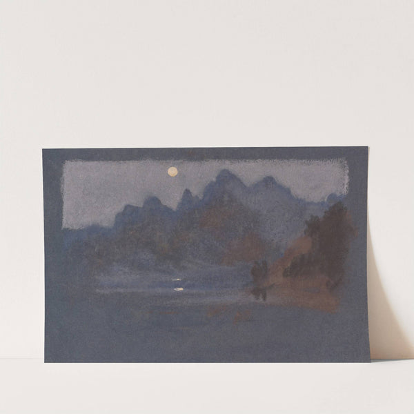 Mountains in Moonlight by Arthur Bowen Davies