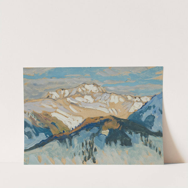 Mountains. Study from Switzerland by Anna Boberg