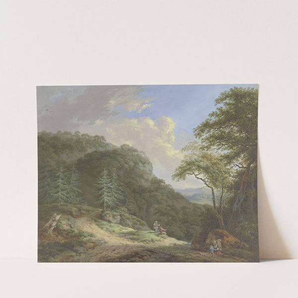 Mountainscape by Johann Albrecht Friedrich Rauscher