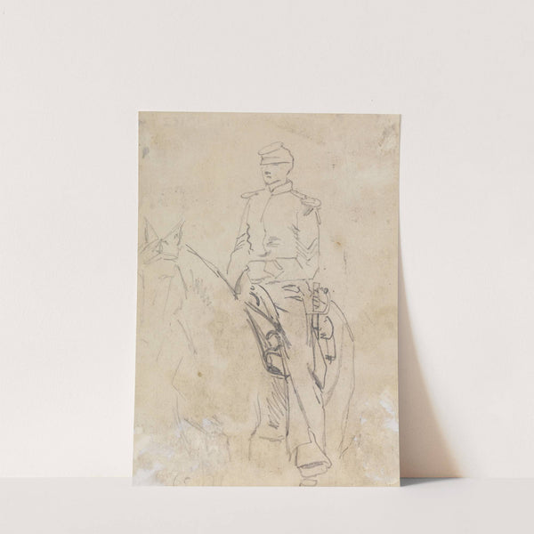 Mounted Cavalry Officer by Winslow Homer