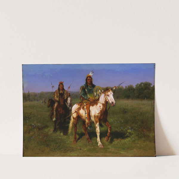 Mounted Indians Carrying Spears by Rosa Bonheur