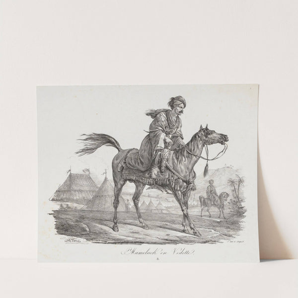 Mounted Mamelucke (c. 1818) by Carle Vernet