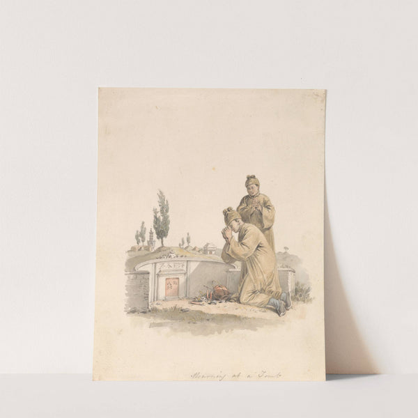 Mourning at a Tomb by William Alexander