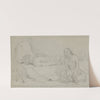 Mourning the Chief of the Tribe (preparatory sketch) (1891-1892) by Eanger Irving Couse