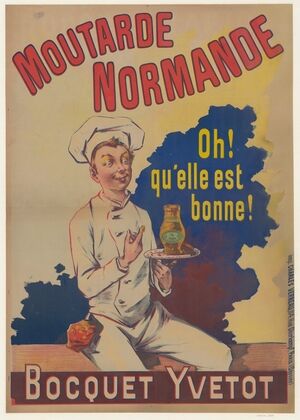 Moutarde normande. Bocquet Yvetot (1893)