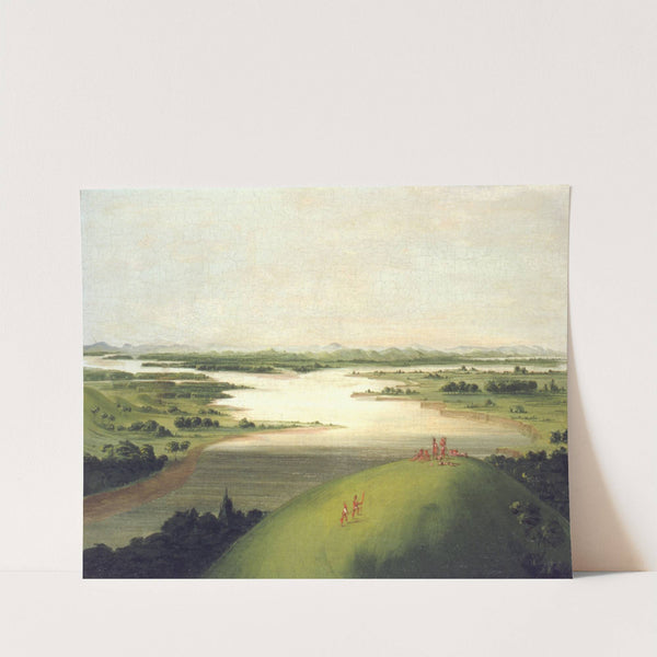 Mouth Of The Platte River, 900 Miles Above St. Louis by George Catlin