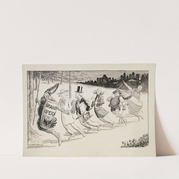 Moving Day. In the starry stillness of the first hot spring night they fly away. (1902) by William Henry Walker