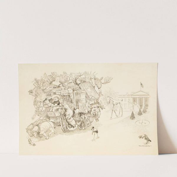 Moving Day. March 4th (1909) by William Henry Walker