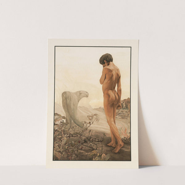 Mowgli leaving the jungle (1903) by Charles Maurice Detmold