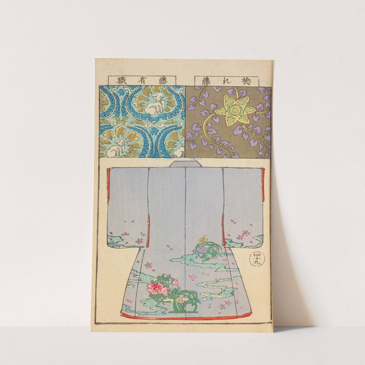 Moyō bijutsu benran Pl.51 (1893) by Hironobu Asai
