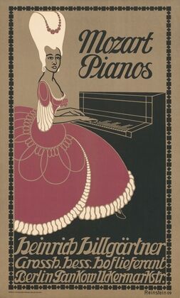 Mozart Pianos. Heinrich Hillgärtner (1909)