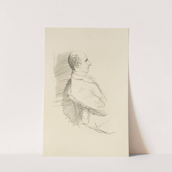 Mr. A. W. Pinero (1898) by William Rothenstein