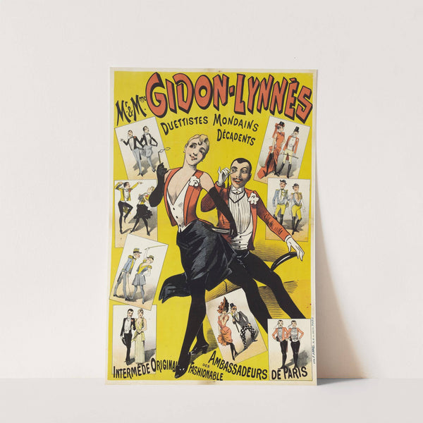 Mr. And Mme. Gidon-Lynnes Duettistes Mondains Decadents (1880-1900) by Alfred Choubrac