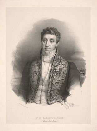 Mr. Baron D’Haussez, Minister of the Navy (1829)