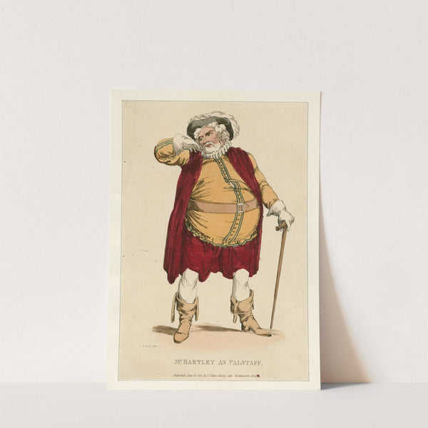 Mr. Bartley as Falstaff (1815) by William Heath